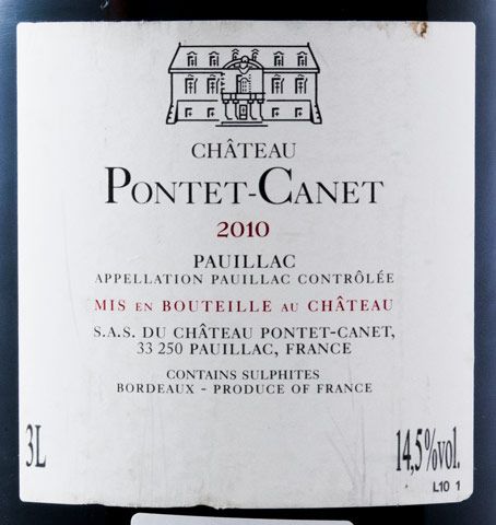 2010 Château Pontet-Canet Pauillac tinto 3L