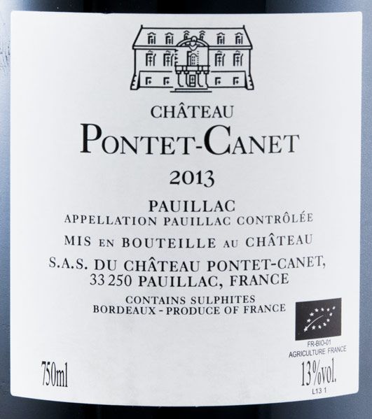 2013 Château Pontet-Canet Pauillac tinto