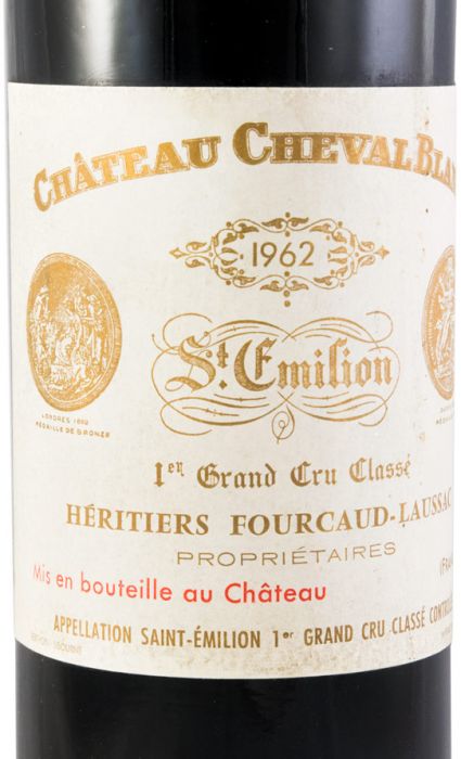 1962 Château Cheval Blanc Saint-Émilion tinto