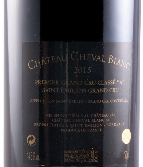 2015 Château Cheval Blanc Saint-Émilion red