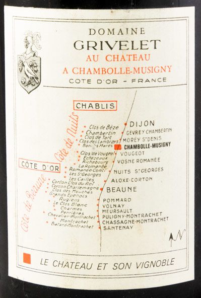 1973 Domaine Grivelet Les Amoureuses Chambolle-Musigny tinto