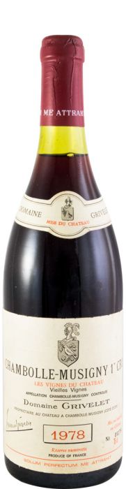1978 Domaine Grivelet Chambolle-Musigny red