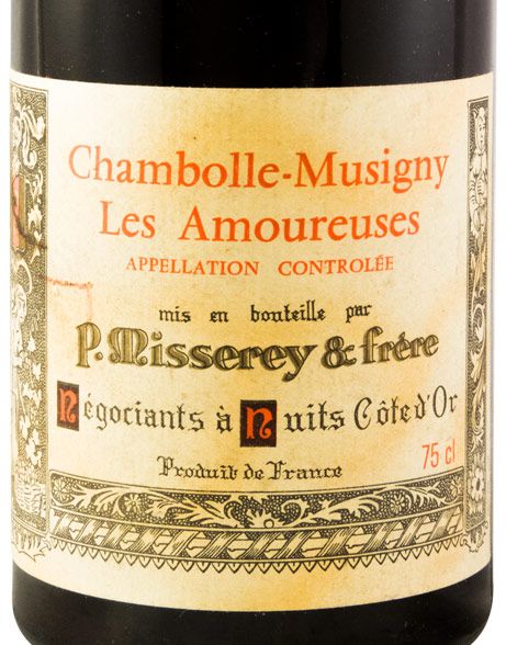 1981 P. Misserey & Frère Les Amoureuses Chambolle-Musigny red