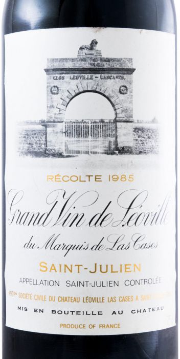 1985 Château Leoville Marquis de Las Cases Saint-Julien tinto