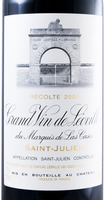 2000 Château Leoville Marquis de Las Cases Saint-Julien red