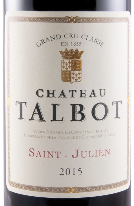 2015 Château Talbot Saint-Julien red