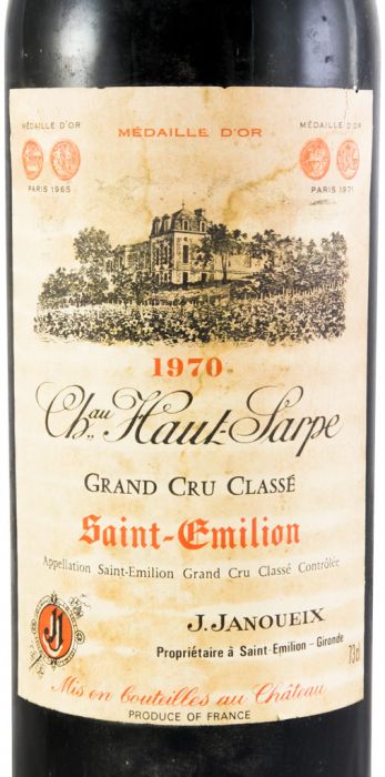 1970 Château Haut Sarpe Joseph Janoueix Saint-Émilion tinto