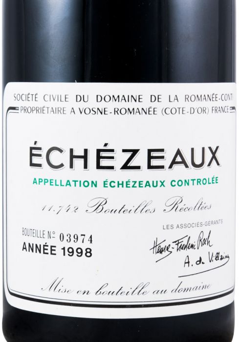 1998 Domaine de la Romanée-Conti Grand Cru Échézeaux tinto