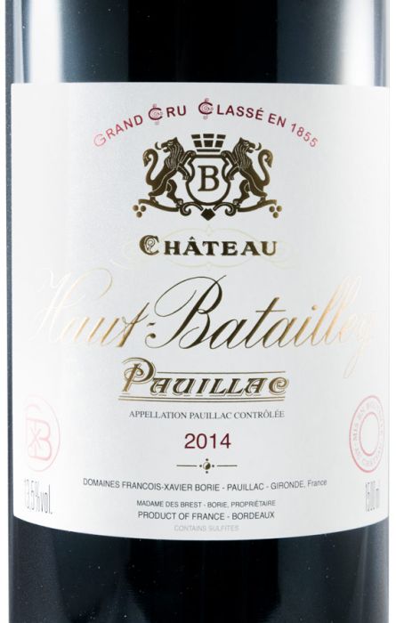 2014 Château Haut-Batailley Pauillac tinto 1,5L