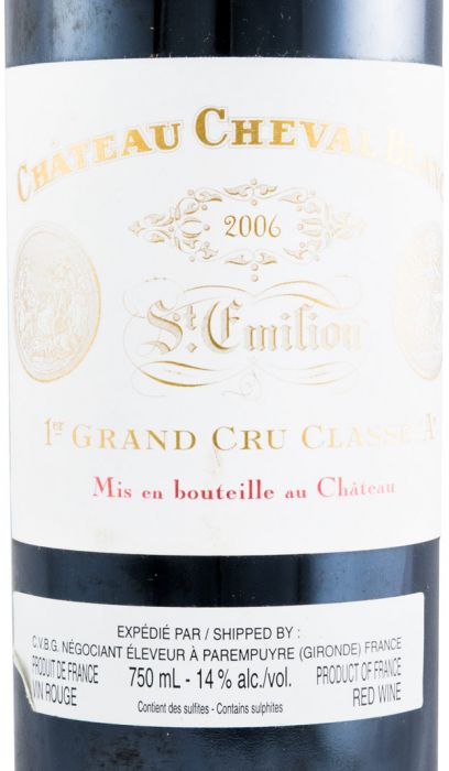 2006 Château Cheval Blanc Saint-Émilion tinto