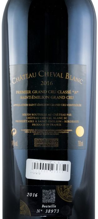 2016 Château Cheval Blanc Saint-Émilion red