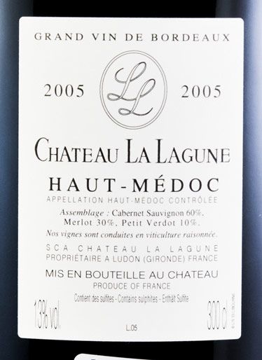 2005 Château La Lagune Haut-Medoc tinto 3L