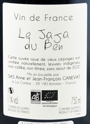 Jean-François Ganevat Le Jaja du Ben organic red