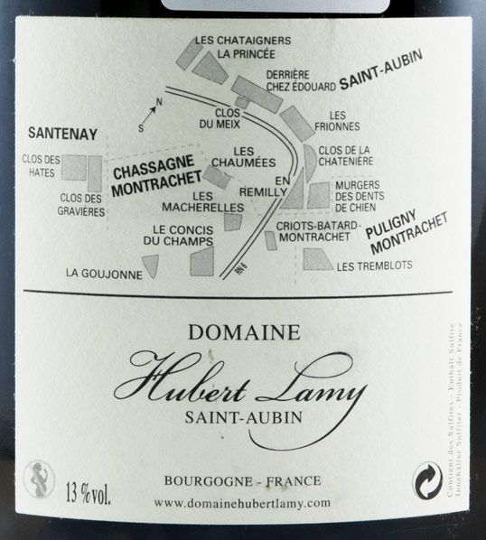 2016 Domaine Hubert Lamy En Remilly Premier Cru Saint-Aubin branco 1,5L