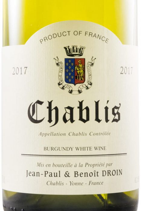 2017 Jean-Paul & Benoît Droin Chablis branco