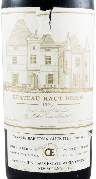 1975 Château Haut-Brion Pessac-Léognan tinto