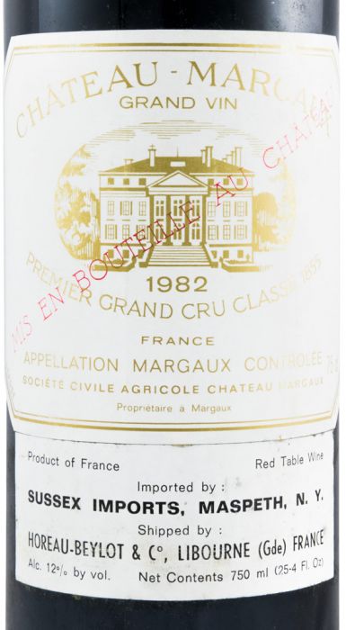 1982 Château Margaux red