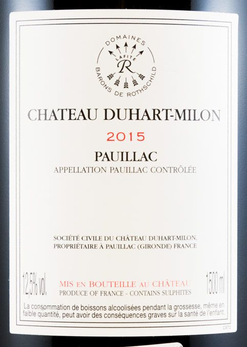 2015 Château Duhart-Milon Pauillac tinto 1,5L