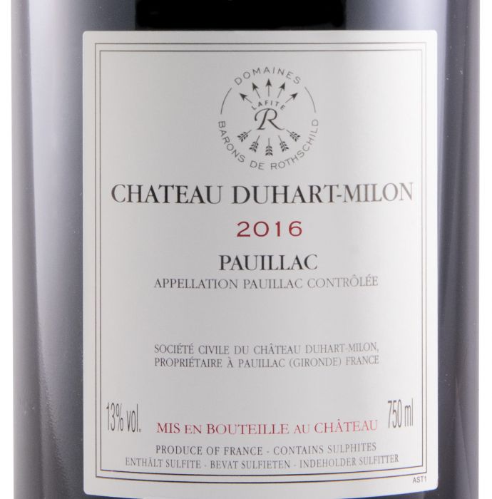 2016 Château Duhart-Milon Pauillac tinto