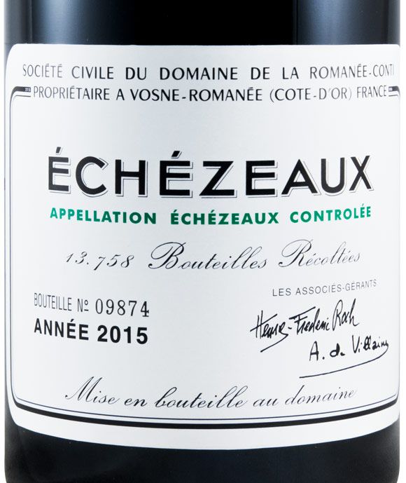 グラン エシェゾー 2015 GRANDS ECHEZEAUX ロマネ・コンティ ロマネ・コンティ・エシェゾー・グランクリュ・赤 2015年