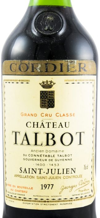 1977 Château Talbot Saint-Julien red