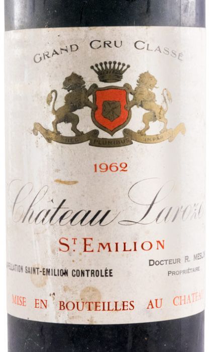 1962 Château Laroze Saint-Émilion red