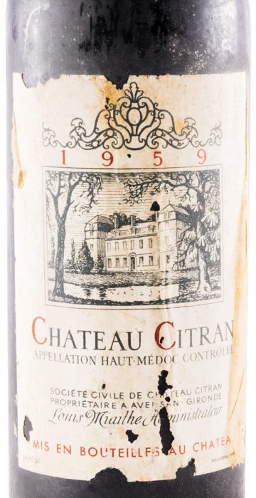1959 Château Citran Haut-Medoc tinto