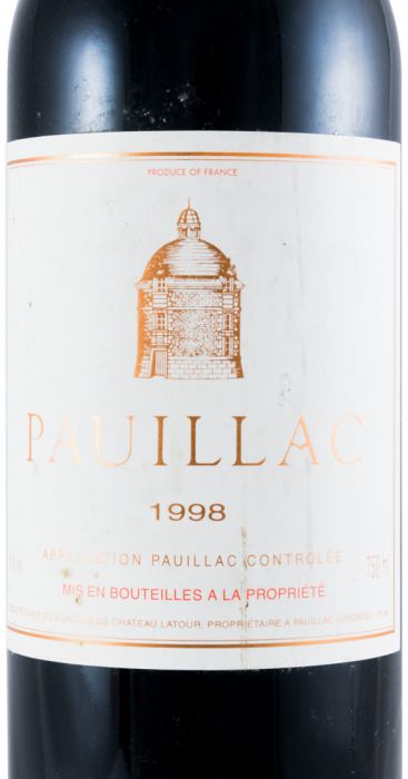 1998 Château Latour Pauillac de Latour red