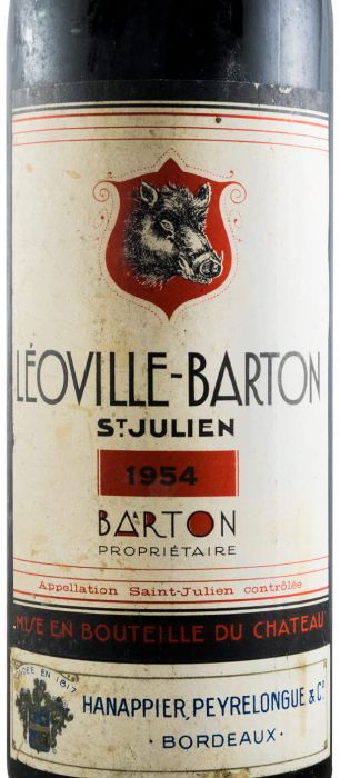 1954 Château Léoville Barton Saint-Julien tinto