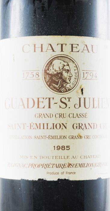 1985 Château Guadet Saint-Julien tinto