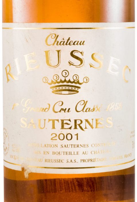2001 Château Rieussec Sauternes branco