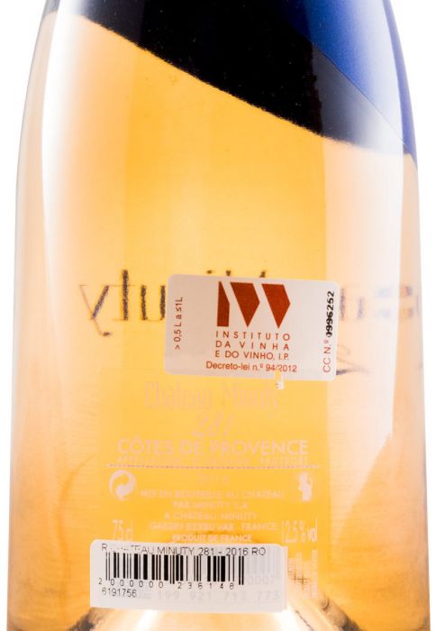2016 Château Minuty 281 Provence rosé