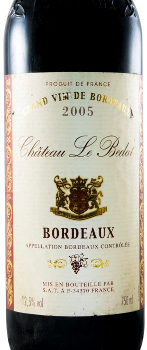 2005 Château Le Bedat Bordeaux red