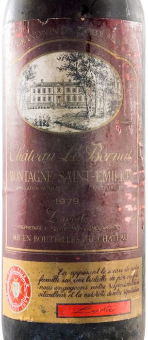 1979 Château Le Bernat red