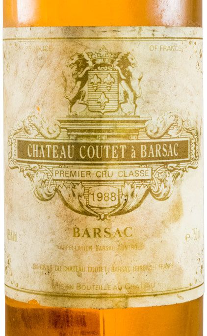 1988 Château Coute Barsac branco