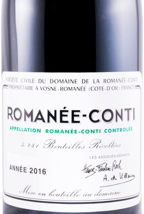 2016 Domaine de la Romanée-Conti red