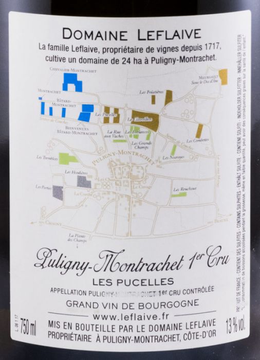 2017 Domaine Leflaive Les Pucelles Puligny-Montrachet white