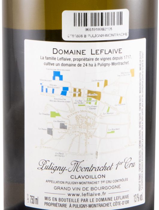 2017 Domaine Leflaive Puligny-Montrachet Clavoillon branco