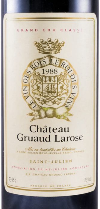1988 Château Gruaud Larose Saint-Julien tinto