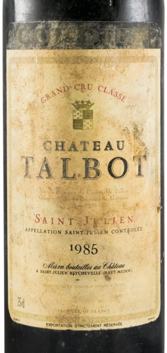 1985 Château Talbot Saint Julien red