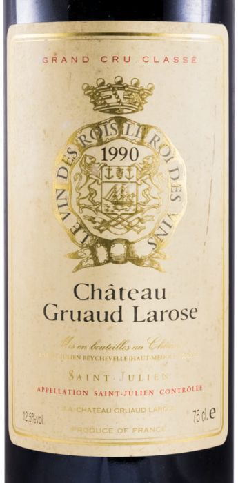 1990 Château Gruaud Larose Saint-Julien tinto