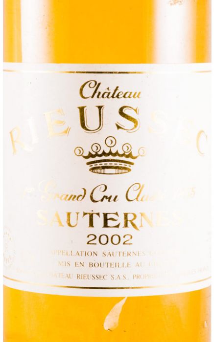 2002 Château Rieussec Sauternes branco