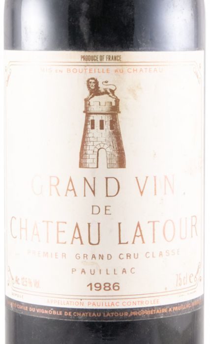 1986 Château Latour Pauillac tinto