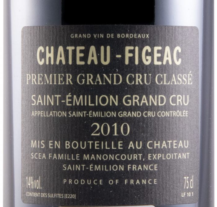 2010 Château-Figeac Saint-Émilion red