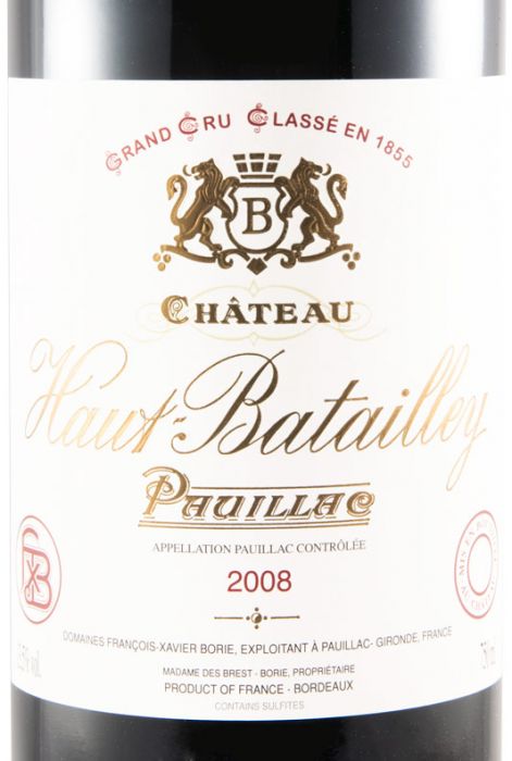 2008 Château Haut-Batailley Pauillac tinto