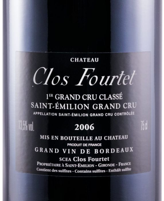 2006 Château Clos Fourtet Saint-Émilion red