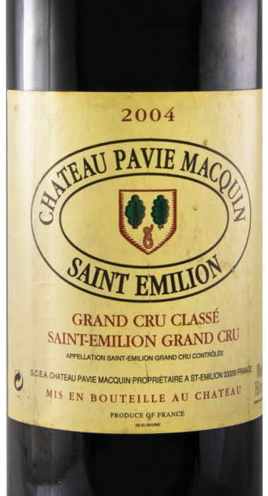 2004 Château Pavie Macquin Saint-Émilion red