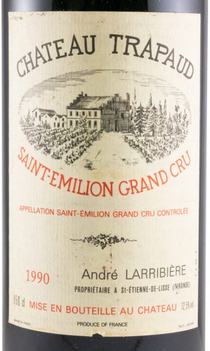 1990 Château Trapaud Andre Larribière Saint-Émilion tinto 1,5L