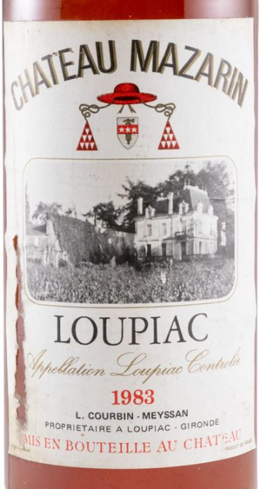 1983 Château Mazarin Loupiac branco