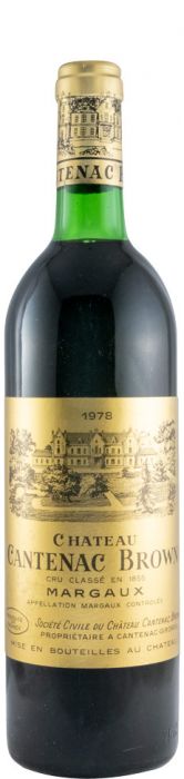 1978 Château Cantenac Brown Margaux red